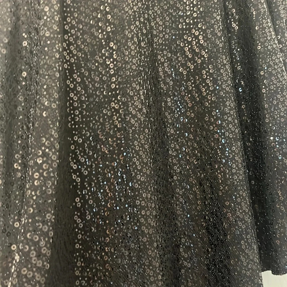 Slinky brand asymmetrical All sequin tunic top size 3X - Picture 3 of 9